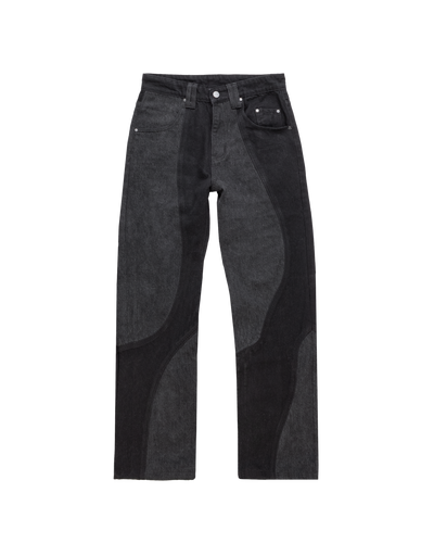 Black Two Tone Jeans