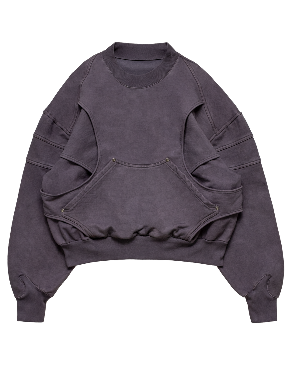 Mortar Vaulted Crewneck