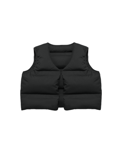 Black Down Puffer Vest