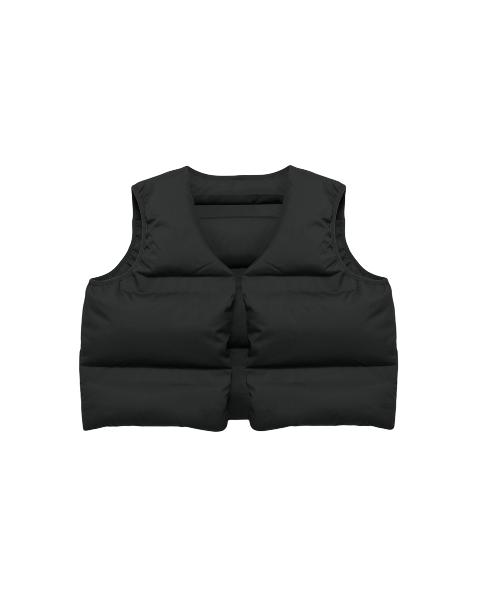 Black Down Puffer Vest